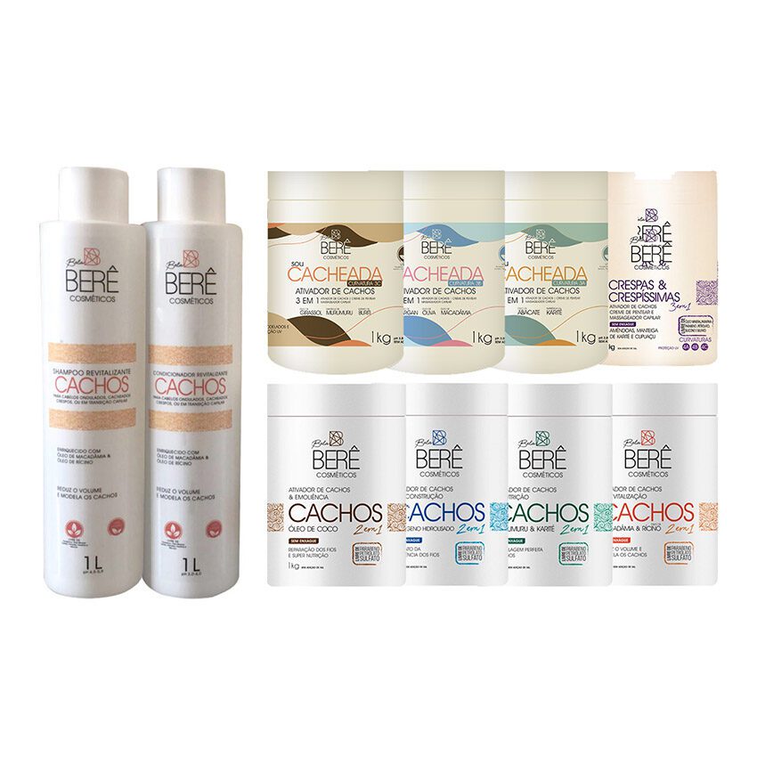 Kit Cachos Revitalização + Ativador da sua escolha