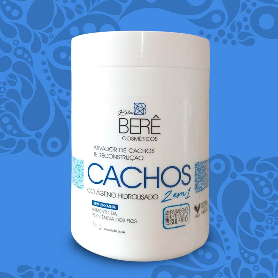 Ativador de cachos Colágeno hidrolisado bela berê