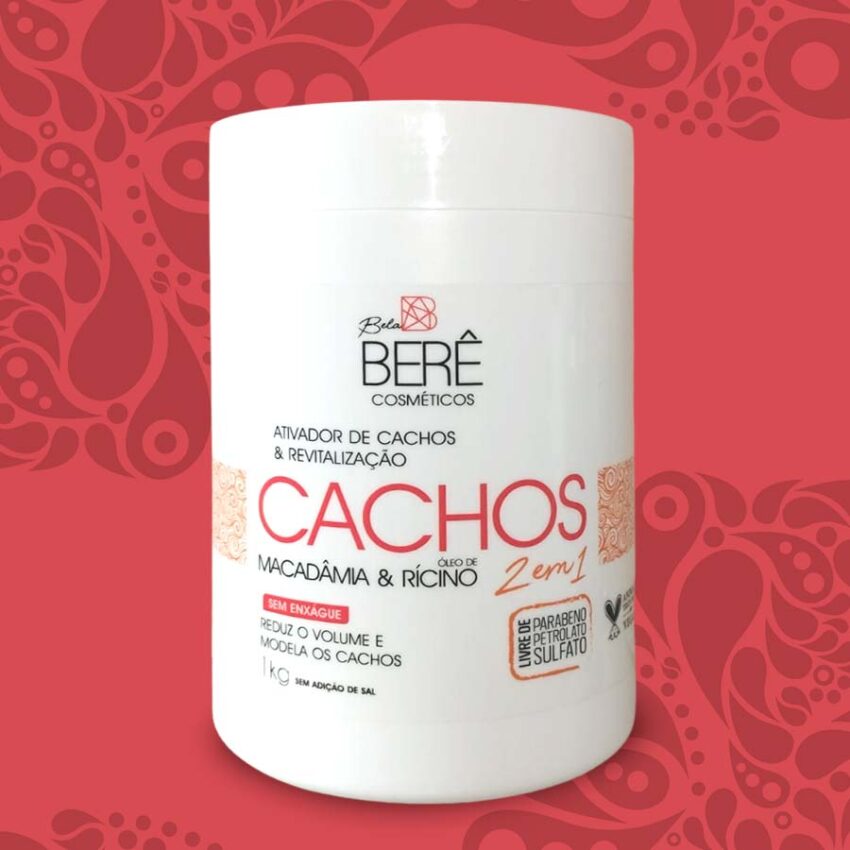 Ativador de Cachos com Macadâmia e Rícino 1KG